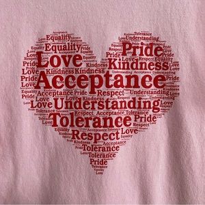 98. GILDAN ‘Acceptance Love Pride’ Tee Shirt - Men’s Size M